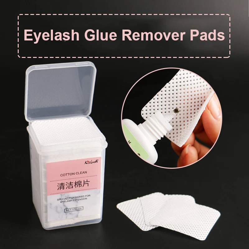 170Pcs/Box Eyelash Glue Remover Cleaning Pads Wipe Lint-Free Paper Cotton Wipes Patches Makeup Cosmetic Cleaning Tools
170Pcs/Box Eyelash Glue Remover Cleaning Pads Wipe Lint-Free Paper Cotton Wipes Patches Makeup Cosmetic Cleaning Tools