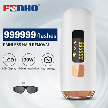 FUNHO 999999 Flash Hair Removal Machine IPL Permanent Photoepilator Armpit Painless Professional Epilator LCD Display For Women
FUNHO 999999 Flash Hair Removal Machine IPL Permanent Photoepilator Armpit Painless Professional Epilator LCD Display For Women