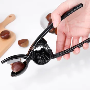 Black Metal Chestnut Opener Nut Shell Cracker Walnut Pliers Peeler Kitchen Tool
Black Metal Chestnut Opener Nut Shell Cracker Walnut Pliers Peeler Kitchen Tool