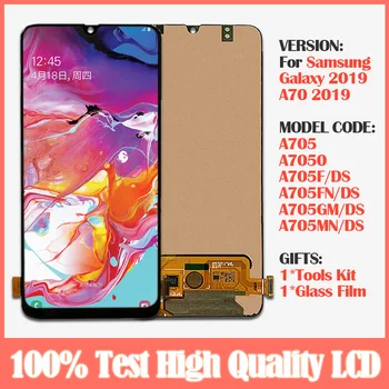 6.7"lcd Display For Samsung Galaxy A70 LCD A705 SM-A705F/DS Display Touch Screen Digitizer Assembly A70 2019 For SAMSUNG A70 LCD
6.7"lcd Display For Samsung Galaxy A70 LCD A705 SM-A705F/DS Display Touch Screen Digitizer Assembly A70 2019 For SAMSUNG A70 LCD