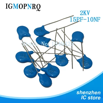 20pcs High voltage Ceramic Capacitor 2KV 15PF 22PF 100PF 120PF 150PF 220PF 330PF 470PF 680PF 1NF 2.2NF 3.3NF 4.7NF 10NF 
20pcs High voltage Ceramic Capacitor 2KV 15PF 22PF 100PF 120PF 150PF 220PF 330PF 470PF 680PF 1NF 2.2NF 3.3NF 4.7NF 10NF