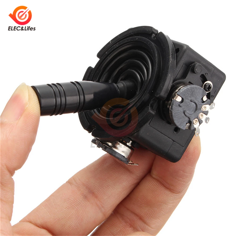JH-D202X-R2 5K Ohm Electric Joystick Reset Potentiometer 2-Axis 2D Monitor Keyboard Ball Controller
JH-D202X-R2 5K Ohm Electric Joystick Reset Potentiometer 2-Axis 2D Monitor Keyboard Ball Controller