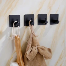 4 Pcs Wall Mounted Robe Hook Traceless Hanger Home Bathroom Toilet Holder Hat Handbag Clothes Jacket Rack Accessories
4 Pcs Wall Mounted Robe Hook Traceless Hanger Home Bathroom Toilet Holder Hat Handbag Clothes Jacket Rack Accessories