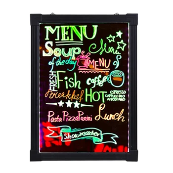 16X24 Inch Easy To Write On Flashing Luminated Fluorescent Sign Board Set Cafe Coffee Menu Styling Neon LED Decoration Board
16X24 Inch Easy To Write On Flashing Luminated Fluorescent Sign Board Set Cafe Coffee Menu Styling Neon LED Decoration Board