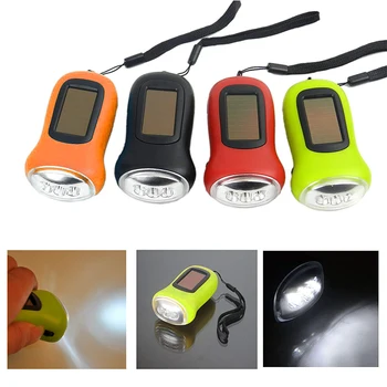 LED Sirius Eye Flashlight 3LED Hand-cranked Generator + Rechargeable Solar Energy Used To Install Carabiner Camping Lights
LED Sirius Eye Flashlight 3LED Hand-cranked Generator + Rechargeable Solar Energy Used To Install Carabiner Camping Lights