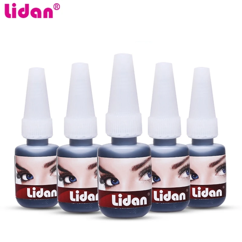 LIDAN 10ml Good Quality Eyelash Glue Eye Lashes Extension Glue Strong Persistence Black Glue for Individual Eyelashes Followers
LIDAN 10ml Good Quality Eyelash Glue Eye Lashes Extension Glue Strong Persistence Black Glue for Individual Eyelashes Followers