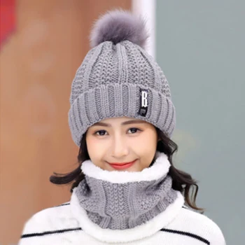 Women Winter knitted Beanies Hats Thick Warm Beanie Skullies Hat Female knit Letter Bonnet Beanie Caps Scarf Outdoor Riding Sets
Women Winter knitted Beanies Hats Thick Warm Beanie Skullies Hat Female knit Letter Bonnet Beanie Caps Scarf Outdoor Riding Sets