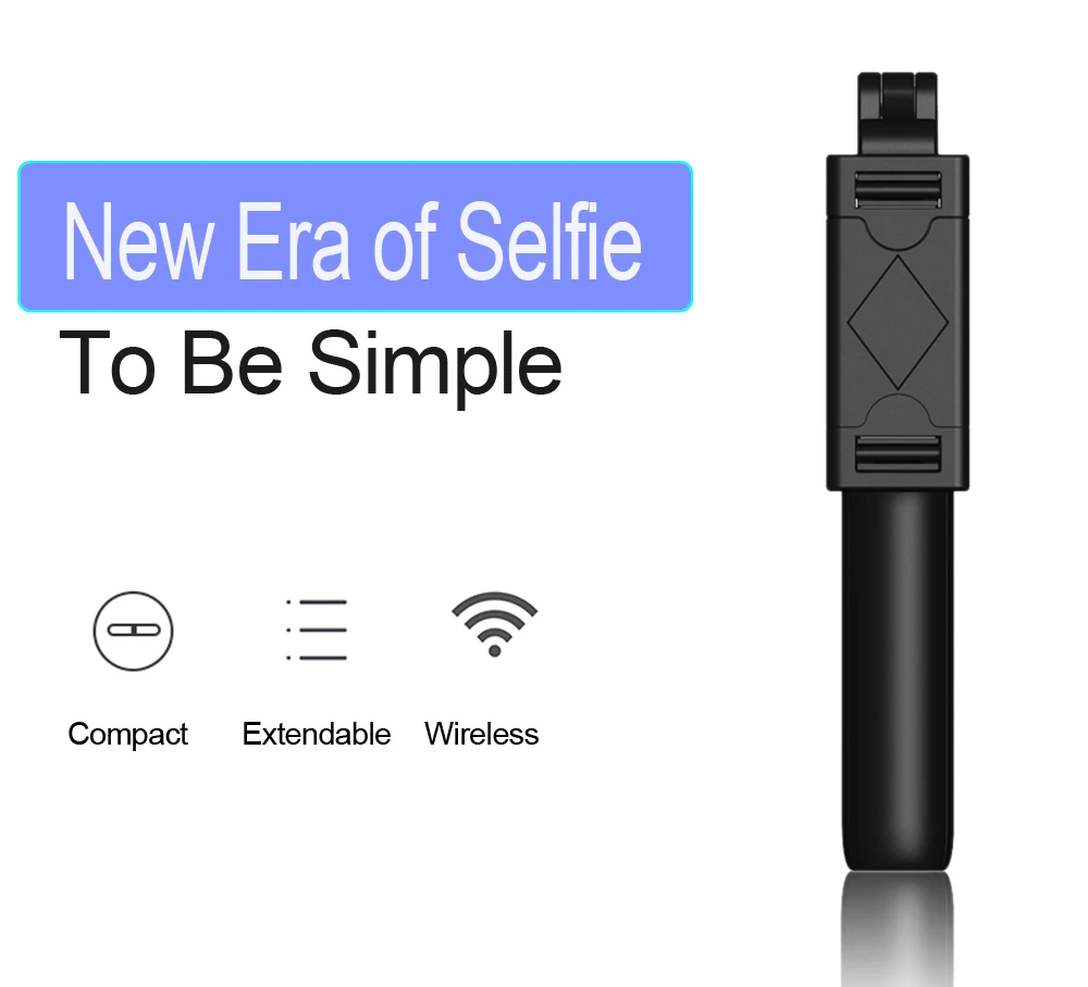3 in 1 Wireless Bluetooth Selfie Stick Foldable Handheld Monopod Shutter Remote Extendable Mini Tripod for iphone/Android/Huawei
3 in 1 Wireless Bluetooth Selfie Stick Foldable Handheld Monopod Shutter Remote Extendable Mini Tripod for iphone/Android/Huawei