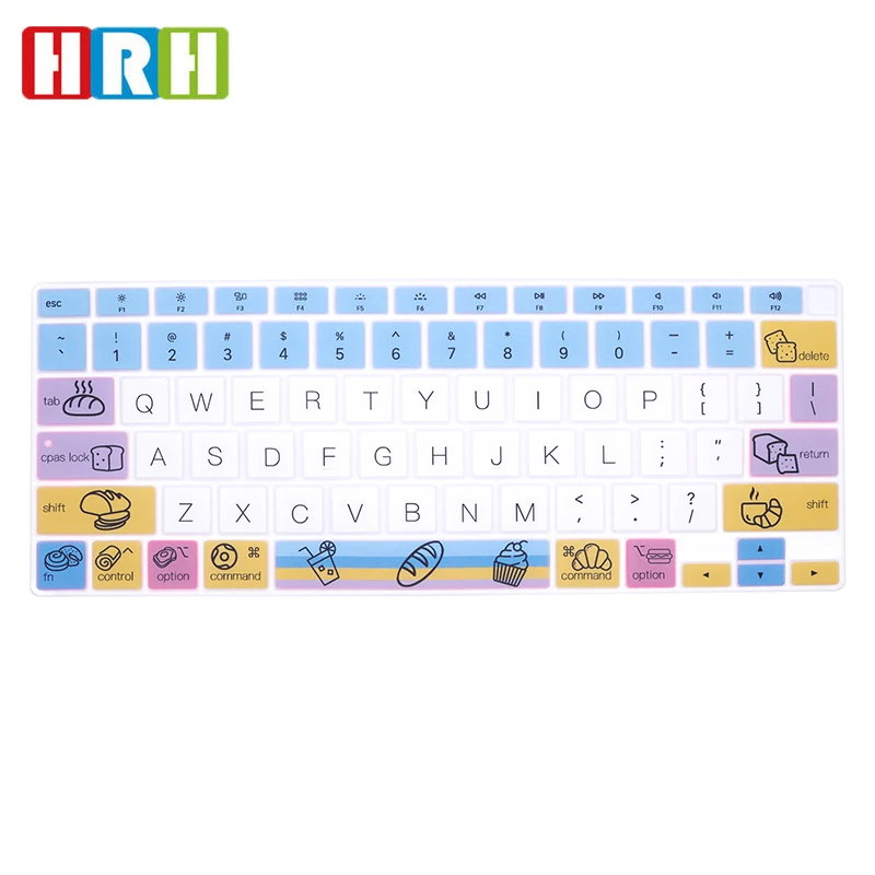 HRH Stylish Design Protective Silicone English Keyboard Skin Cover Protector For MacBook Newest Air 13 A2179 2020 Release
HRH Stylish Design Protective Silicone English Keyboard Skin Cover Protector For MacBook Newest Air 13 A2179 2020 Release