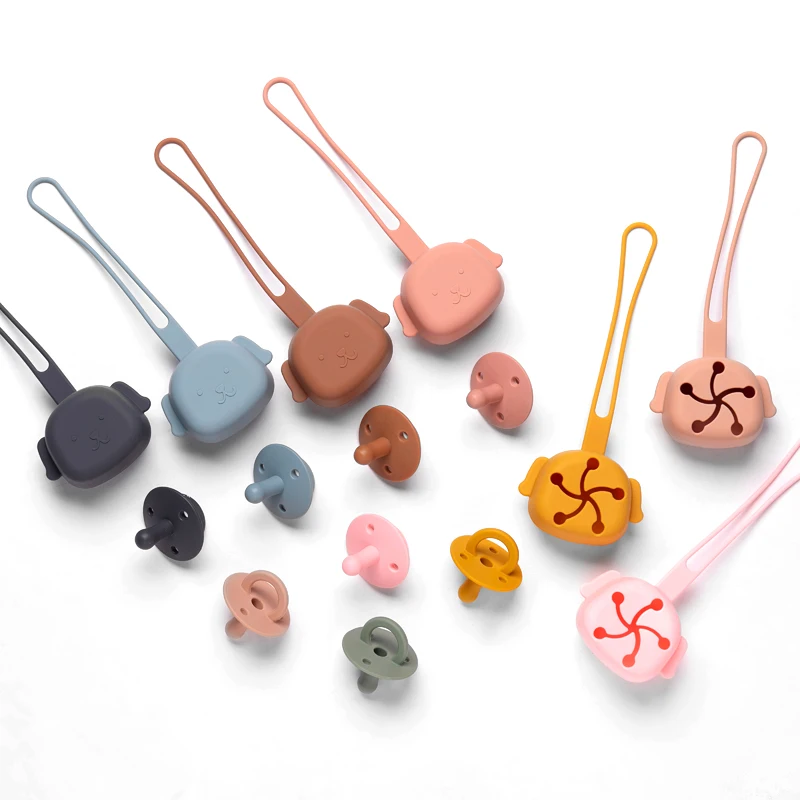 hot sales Wholesale Food Grade Silicone Baby Feeding Nipple Soother Teething Newborn dog shape Baby Pacifier holder
hot sales Wholesale Food Grade Silicone Baby Feeding Nipple Soother Teething Newborn dog shape Baby Pacifier holder