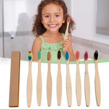 10Pcs Bamboo Toothbrush Soft Bristle Children Natural Eco-friendly Material Bamboo Hard Bristles Wooden Tooth Brush Oral Care 
10Pcs Bamboo Toothbrush Soft Bristle Children Natural Eco-friendly Material Bamboo Hard Bristles Wooden Tooth Brush Oral Care