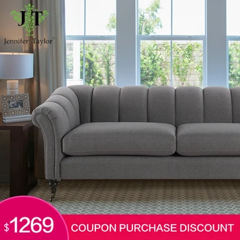 Jennifer Taylor Home Furniture Office Sofa Julia Flared Roll Arm Sofa Steeple Grey
Jennifer Taylor Home Furniture Office Sofa Julia Flared Roll Arm Sofa Steeple Grey