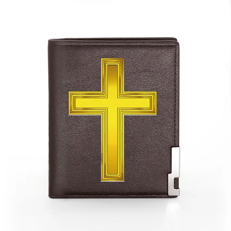 Classic Christ Holy Cross Printing Wallet Leather Purse For Men Credit Card Holder Short Male Slim Coin Money Bags
Classic Christ Holy Cross Printing Wallet Leather Purse For Men Credit Card Holder Short Male Slim Coin Money Bags