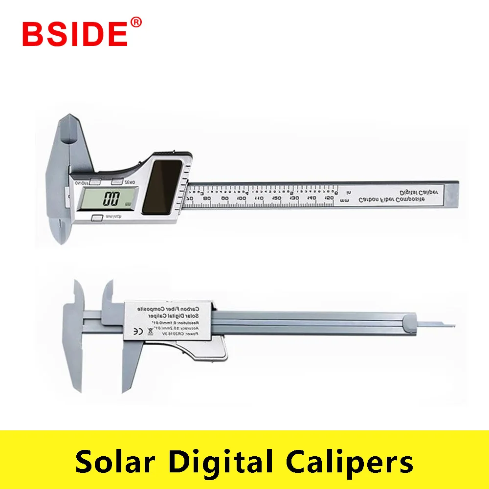 Solar Caliper Measuring Tool Digital Caliper 0-150mm Messschieber paquimetro Measuring Instrument Vernier Calipers
Solar Caliper Measuring Tool Digital Caliper 0-150mm Messschieber paquimetro Measuring Instrument Vernier Calipers
