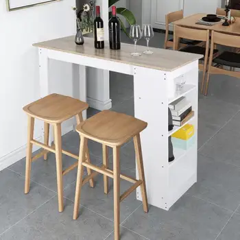4 Colors Elegant Simple Bar Table High-quality Bar Counter With Side Storage For Shop Kitchen Living Room Furniture HWC
4 Colors Elegant Simple Bar Table High-quality Bar Counter With Side Storage For Shop Kitchen Living Room Furniture HWC