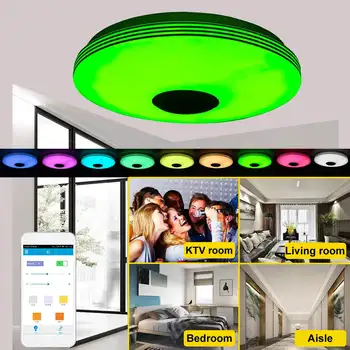 200W WiFi Modern ceiling Lamp Dimmable RGB Ceiling Lights Smart bluetooth Music LED Light Remote & APP control Home Lighting
200W WiFi Modern ceiling Lamp Dimmable RGB Ceiling Lights Smart bluetooth Music LED Light Remote & APP control Home Lighting