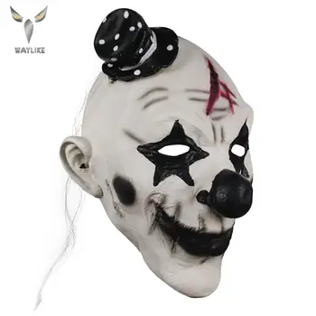 Waylike Halloween Deluxe Scary Hat Clown Mask Adult Latex White Hair Halloween Clown Evil Killer AU For Party Mask
Waylike Halloween Deluxe Scary Hat Clown Mask Adult Latex White Hair Halloween Clown Evil Killer AU For Party Mask
