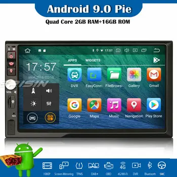 Erisin Car Stereo Multimedia Player Double Din Autoradio DAB+ Android 9.0 GPS Bluetooth TPMS OBD Wifi
Erisin Car Stereo Multimedia Player Double Din Autoradio DAB+ Android 9.0 GPS Bluetooth TPMS OBD Wifi