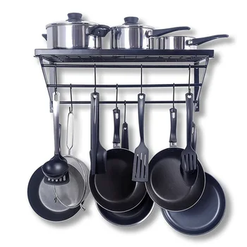 Honoring Iron Art Kitchen Shelf Storage Shelf Folding Kitchen Wall Hangers Pan Storage Rack Amazon Hot Selling
Honoring Iron Art Kitchen Shelf Storage Shelf Folding Kitchen Wall Hangers Pan Storage Rack Amazon Hot Selling
