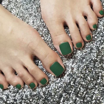 24Pc/Set DIY Nail Dark Green Matte Short Square False Fake Artificial Toe Nails Tips Nail Art Decoration with Glue press on
24Pc/Set DIY Nail Dark Green Matte Short Square False Fake Artificial Toe Nails Tips Nail Art Decoration with Glue press on