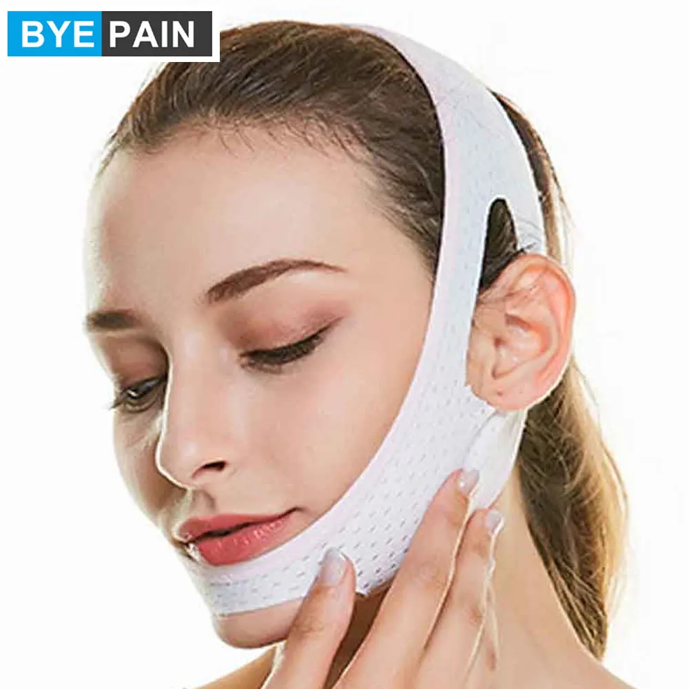 1 шт. BYEPAIN V Line маска для лица подбородок шея лист пояса анти старение подтяжка щека