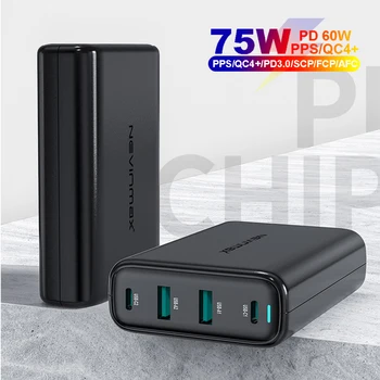 WOTOBE PD 3.0 PPS Fast USB C Charger For iPhone 11 Pro Max Support AFC FCP SCP QC 3.0 For Samsung S11 Plus 75W Quick PD Charger
WOTOBE PD 3.0 PPS Fast USB C Charger For iPhone 11 Pro Max Support AFC FCP SCP QC 3.0 For Samsung S11 Plus 75W Quick PD Charger