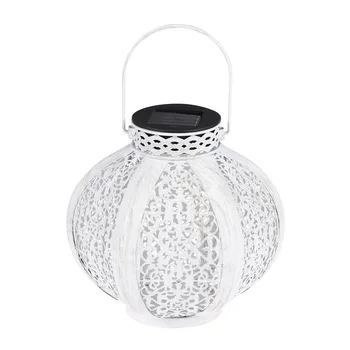 Iron Solar Lantern European Portable Hollow Pumpkin Shape Light Decoration Light(White)
Iron Solar Lantern European Portable Hollow Pumpkin Shape Light Decoration Light(White)