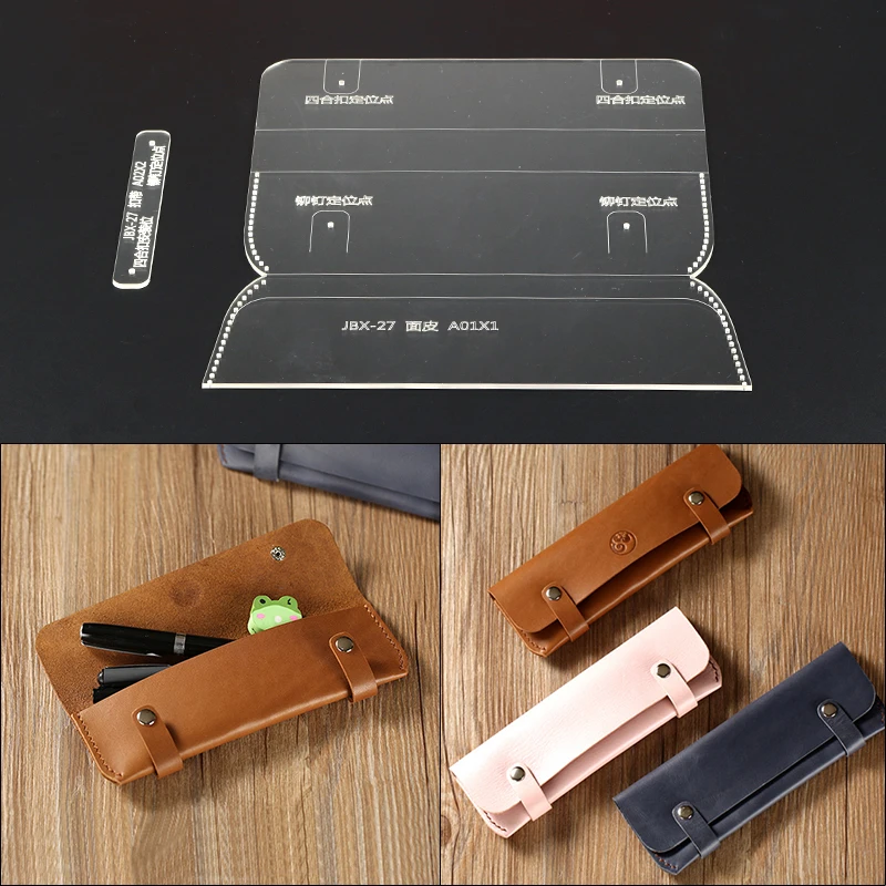 1Set DIY Acrylic Template Fashion Student Pencil Case Stationery Box Leather Craft Pattern DIY Stencil Sewing Pattern 19cm*7cm
1Set DIY Acrylic Template Fashion Student Pencil Case Stationery Box Leather Craft Pattern DIY Stencil Sewing Pattern 19cm*7cm