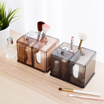 Makeup Organizers Cosmetic Storage Box with Cover Transparent Cotton Pad Storage Box Nail Polish Makeup Holder Desk Organizer
Makeup Organizers Cosmetic Storage Box with Cover Transparent Cotton Pad Storage Box Nail Polish Makeup Holder Desk Organizer