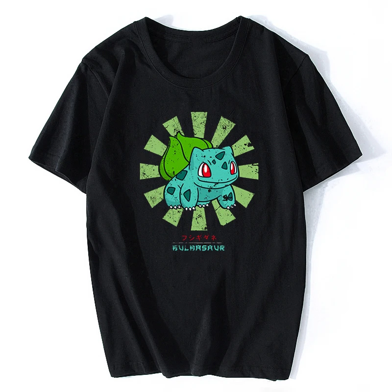 Bulbasaur Retro Japanese Pokemon Summer T-shirt Aesthetic Harajuku Streetwear Cotton Hip Hop Camisetas Hombre Men T Shirt
Bulbasaur Retro Japanese Pokemon Summer T-shirt Aesthetic Harajuku Streetwear Cotton Hip Hop Camisetas Hombre Men T Shirt