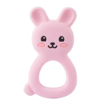 10Pcs Rabbite Silicone Teether Toys Necklace Accessories Infant Chew Toys Animal Silicone Beads Soft teether DIY Baby Teething
10Pcs Rabbite Silicone Teether Toys Necklace Accessories Infant Chew Toys Animal Silicone Beads Soft teether DIY Baby Teething