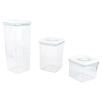 3Pcs Kitchen Storage Tank Food Storage Container Plastic Storage Boxes Grain Storage Can for Cereal Grain
3Pcs Kitchen Storage Tank Food Storage Container Plastic Storage Boxes Grain Storage Can for Cereal Grain