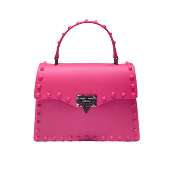 PVC Rubber Female Handbags 2020 New Silver Orange Yellow Rose Red Candy Color Girls Shoulder Bags Women Crossbody Bags
PVC Rubber Female Handbags 2020 New Silver Orange Yellow Rose Red Candy Color Girls Shoulder Bags Women Crossbody Bags