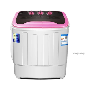 3KG Electric Washing Machine Double-barrel Mini Garment Washer Elution-integrated Washing Machine 220v
3KG Electric Washing Machine Double-barrel Mini Garment Washer Elution-integrated Washing Machine 220v