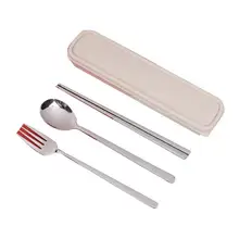 3Pcs/Set Spoon Anti-deform Rust-proof Stainless Steel Portable Flatware Set for Home
3Pcs/Set Spoon Anti-deform Rust-proof Stainless Steel Portable Flatware Set for Home