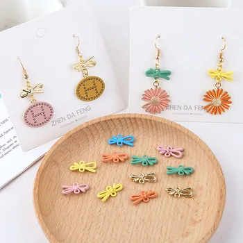 10pcs DIY Alloy Grind Arenaceous Paint Bow Double Pendant DIY Handmade Ornament Earrings Ear Stud Accessories Material
10pcs DIY Alloy Grind Arenaceous Paint Bow Double Pendant DIY Handmade Ornament Earrings Ear Stud Accessories Material