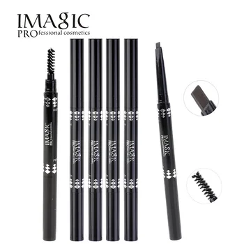 IMAGIC Professional Waterproof Eyebrow Pencil with Brush Double Head Rotating Automatic Triangle Eyebrow Pencil Brown Black Gray
IMAGIC Professional Waterproof Eyebrow Pencil with Brush Double Head Rotating Automatic Triangle Eyebrow Pencil Brown Black Gray