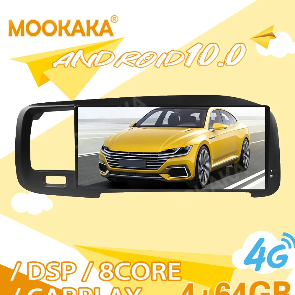 Android 10.0 4GB+64GB Car Multimedia Player For Volvo S60 V60 2011-2017 GPS Navigation Auto Stereo Recoder Head Unit DSP Carplay
Android 10.0 4GB+64GB Car Multimedia Player For Volvo S60 V60 2011-2017 GPS Navigation Auto Stereo Recoder Head Unit DSP Carplay