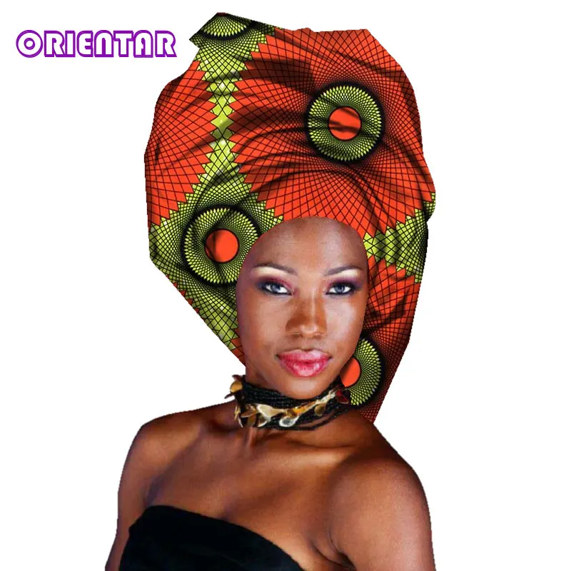 Мульти цветной головной убор повязка леди в африканском стиле фут с Африканским