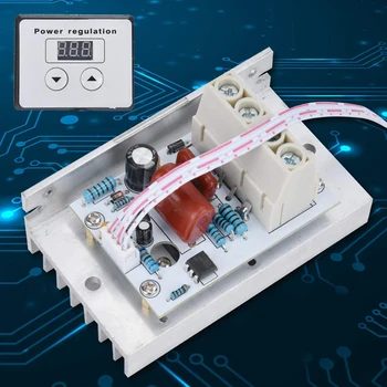 10000W SCR Digital Voltage Regulator Module Board Speed Control Dimmer Thermostat AC 220V 80A
10000W SCR Digital Voltage Regulator Module Board Speed Control Dimmer Thermostat AC 220V 80A