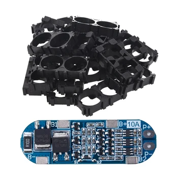 20X 18650 Lithium Battery Double Holder Bracket & 1x 3 String 11.1V 12V 12.6V Lithium Battery Protection Board
20X 18650 Lithium Battery Double Holder Bracket & 1x 3 String 11.1V 12V 12.6V Lithium Battery Protection Board