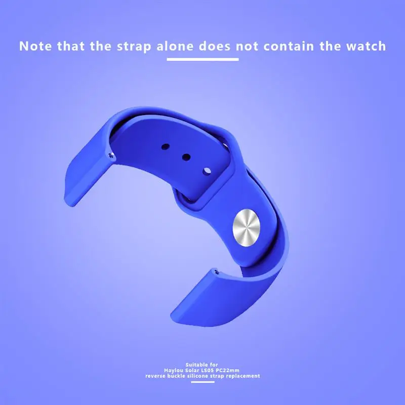 Electric Watch Band Wristwatch Silicone Strap Adjustable Soft Buckle Belt for Xiaomi Haylou solar LS05
Electric Watch Band Wristwatch Silicone Strap Adjustable Soft Buckle Belt for Xiaomi Haylou solar LS05