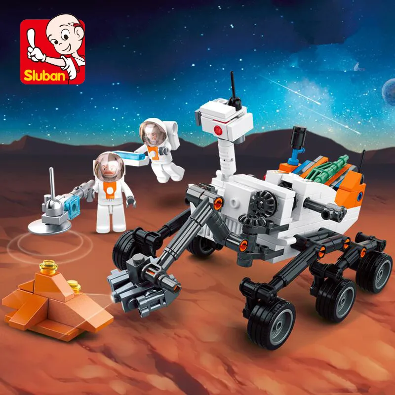 288Pcs Space Adventure Exploration Car Astronaut DIY 3D Model Mini Aviation Building Blocks LegoINGLs Bricks Toy for Children
288Pcs Space Adventure Exploration Car Astronaut DIY 3D Model Mini Aviation Building Blocks LegoINGLs Bricks Toy for Children