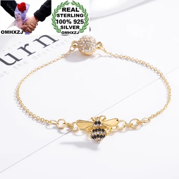 OMHXZJ Wholesale XR178 European Fashion Woman Girl Party Birthday Wedding Gift Bee AAA Zircon 100% 925 Sterling Silver Bracelet
OMHXZJ Wholesale XR178 European Fashion Woman Girl Party Birthday Wedding Gift Bee AAA Zircon 100% 925 Sterling Silver Bracelet