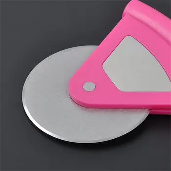 Stainless steel Pizza Cutter Lightweight Handheld Portable Plastic Pizza Cutter Round Shape Cake Bread Knife Cutting Bake Tool
Stainless steel Pizza Cutter Lightweight Handheld Portable Plastic Pizza Cutter Round Shape Cake Bread Knife Cutting Bake Tool