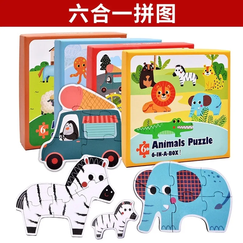 Children Educational Puzzle Jigsaw Puzzle Toy Wooden Six-in-One Farm Forest Oceans Animal Traffic Tools Jigsaw Puzzle
Children Educational Puzzle Jigsaw Puzzle Toy Wooden Six-in-One Farm Forest Oceans Animal Traffic Tools Jigsaw Puzzle