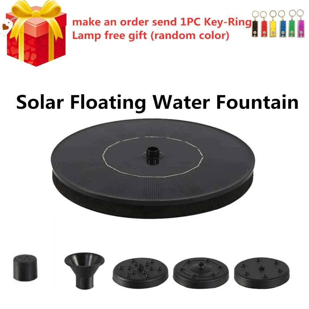 Mini Solar Floating Water Fountain Pump Bird Bath Landscape Garden Pool Pond Decoration Outdoor Bonsai Rockery Decor
Mini Solar Floating Water Fountain Pump Bird Bath Landscape Garden Pool Pond Decoration Outdoor Bonsai Rockery Decor
