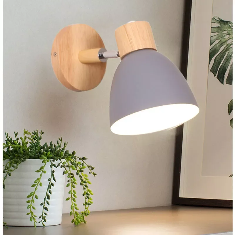 PAMNNY Wooden Wall Lamps Nordic Simple E27 Rotatable Sconce For Bedroom Reading Study Bedside Staircase Room Decor Light Fixture
PAMNNY Wooden Wall Lamps Nordic Simple E27 Rotatable Sconce For Bedroom Reading Study Bedside Staircase Room Decor Light Fixture