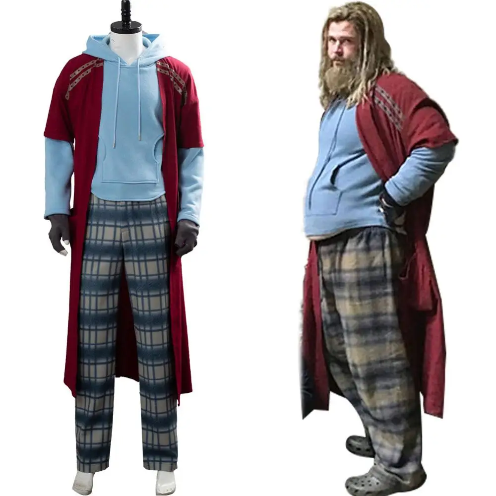 The Avengers 4 Endgame Cosplay Fat Thor Cosplay Costume Outfit Full Suit For Adult Men Halloween Carnival Costumes
The Avengers 4 Endgame Cosplay Fat Thor Cosplay Costume Outfit Full Suit For Adult Men Halloween Carnival Costumes