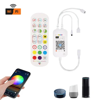 2020 Magic Home 5V~24V RGB Wifi Controller + Remote RGB WiFi Led controller 12V For 5050 2835 3528 led strip
2020 Magic Home 5V~24V RGB Wifi Controller + Remote RGB WiFi Led controller 12V For 5050 2835 3528 led strip